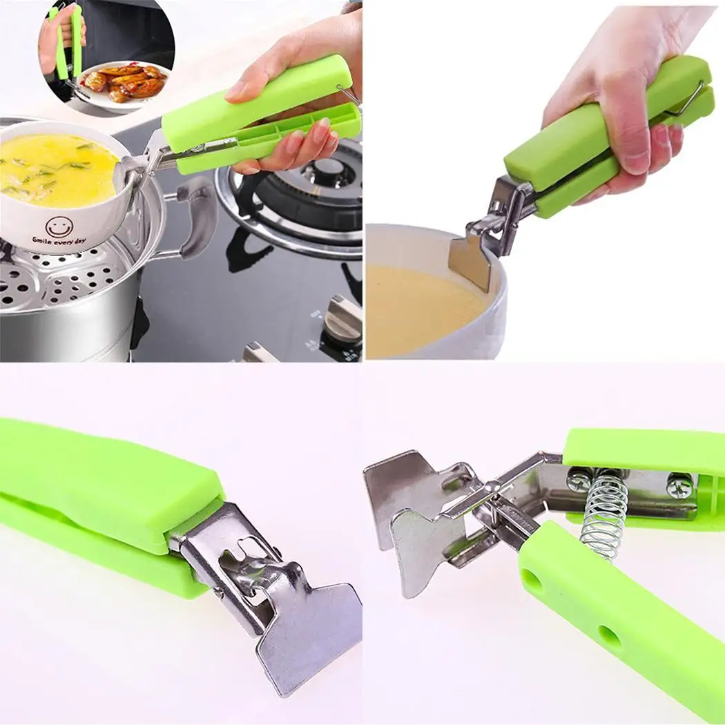 

Durable Lightweight Anti-scalding Anti-skid Bowl Clip Dish Plate Anti-scalding, Kitchen Tongs Random
