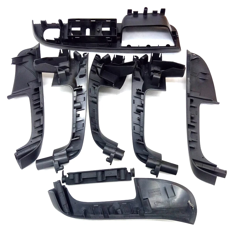 

NEW - 8Pcs Black Color Interior Door Handle Grab Cover Set For Golf 5 G t i Mk5 J e t t a Mk5