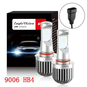 

2pcs DC 9-30V IP67 Anti-fog Lights Highlight COB 9006 HB4 6000K Car Headlight Bulbs suitable for all vehicles