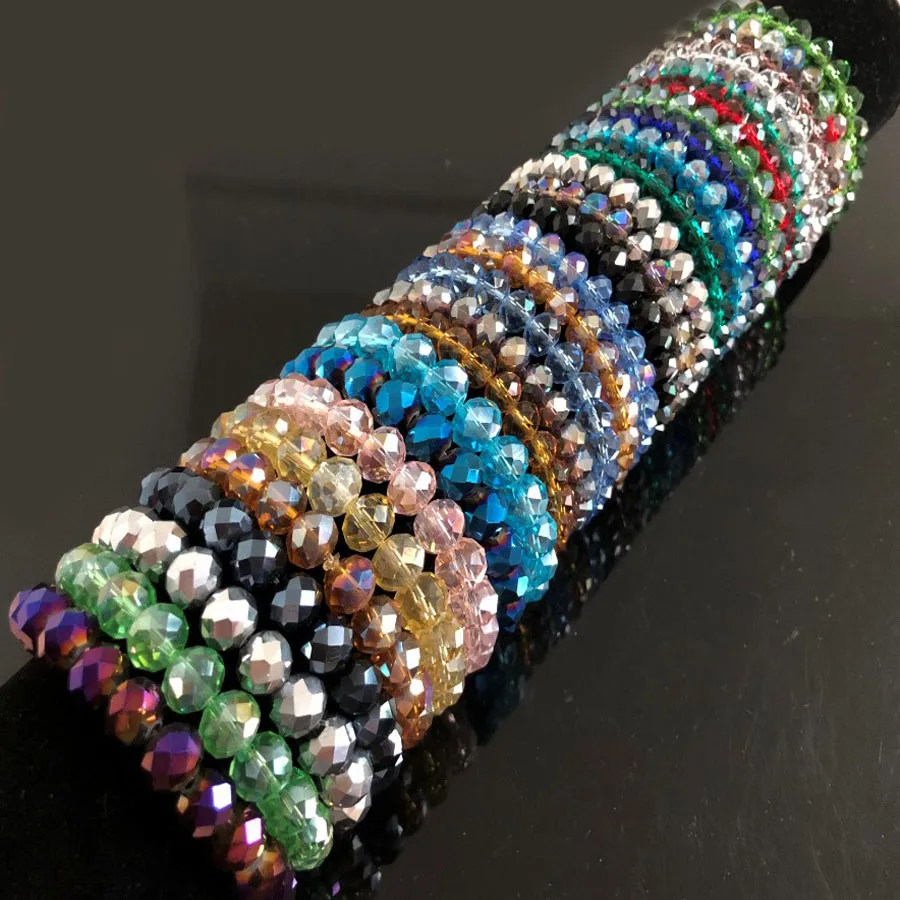 Bracciale Donna Con Cristalli – Elegante Gioiello In Lega, Regalo Per Moglie O Amica, Lunghezza 19cm