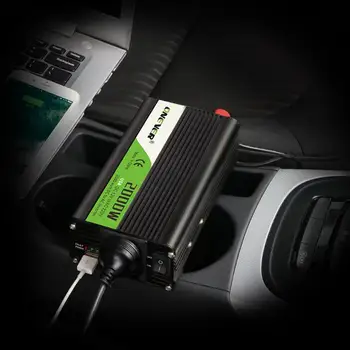 

Portable 2000W Car Power Inverter Converter DC 12V To AC 220V Modified Sine Wave Power With AC Outlets 2.1A USB Charger