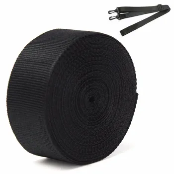 

50mm 10M Black Nylon Webbing Ribbon Tape Trimming Strap Sewing Fabrics DIY Clothes Dog Collar Backpack Parts Strapping Bags Belt
