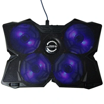 

CoolCold Ice USB 2.0 Four Fans Laptop Base Cooling Pad Cooler Radiator With Stand