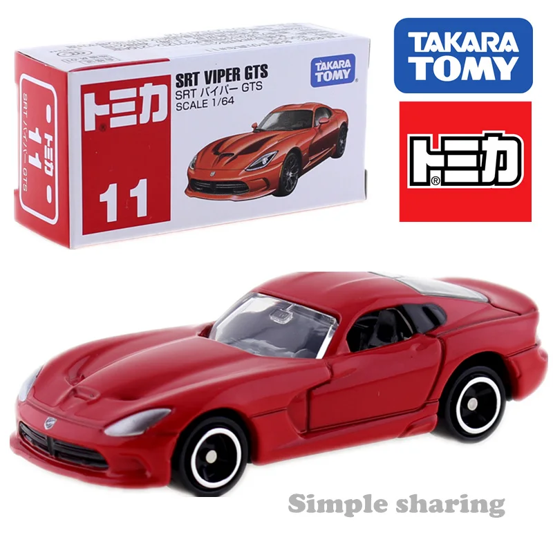 TOMICA No.11 SRT VIPER GTS Япония Takara Tomy литая под давлением металлическая модель коллекция