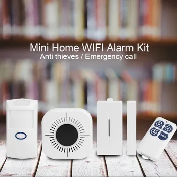 

5V WIFI Home Burglar Security Alarm Kits APP Control Android IOS Security Alarm System