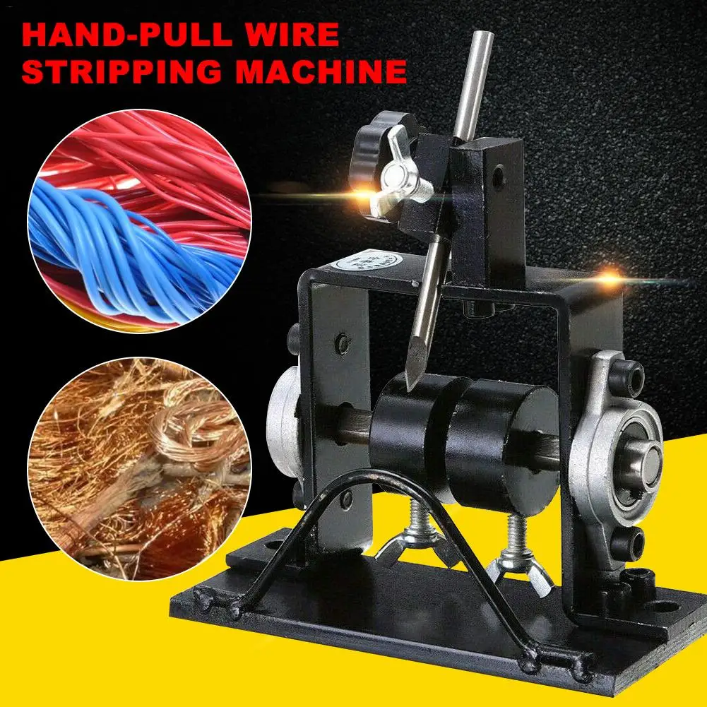 

Cable Stripping Machine Manual Wire Cable Peeling Stripper Metal Recycle Tool For Scrap Copper Wire Cable Stripping Cutters