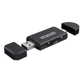 

Type C+Micro USB+USB 3 in 1 OTG Card Reader High-speed USB2.0 Card Reader