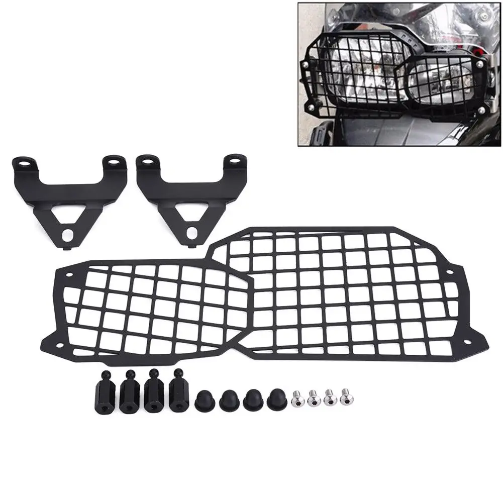 

Motorcycle Headlight Bracket Lamp Lampshade Mesh Grill Mask Protector Guard Accessories for 2008-2017 BMW F650GS F700GS F800GS