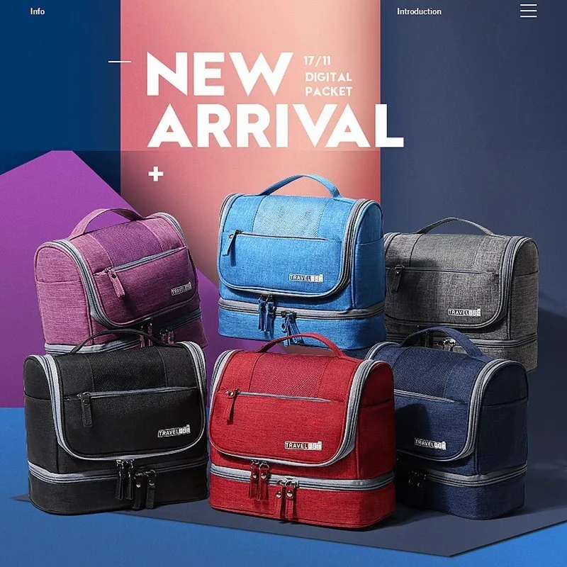 

LIKETHIS Cosmetic Box 2019 Professional Makeup Bag Women Large Capacity Storage Handbag Travel Toiletry Cosmetic Case Waterproof