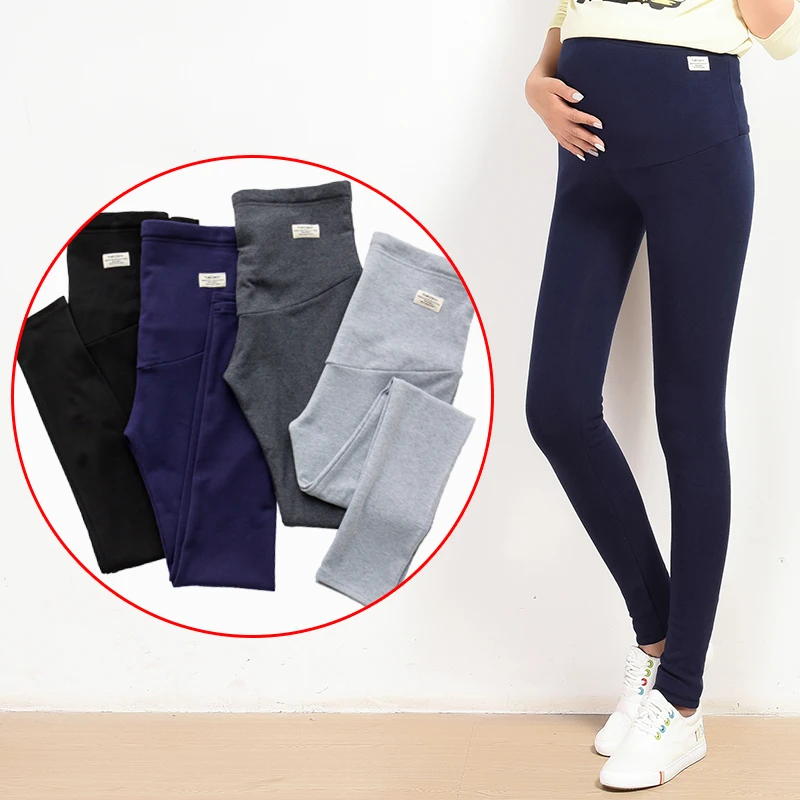 

Yuanjiaxin Summer Belly Skinny Maternity Legging in Elastic Cotton Adjustable Waist Pencil Pregnancy Pants Clothes for Pregnant