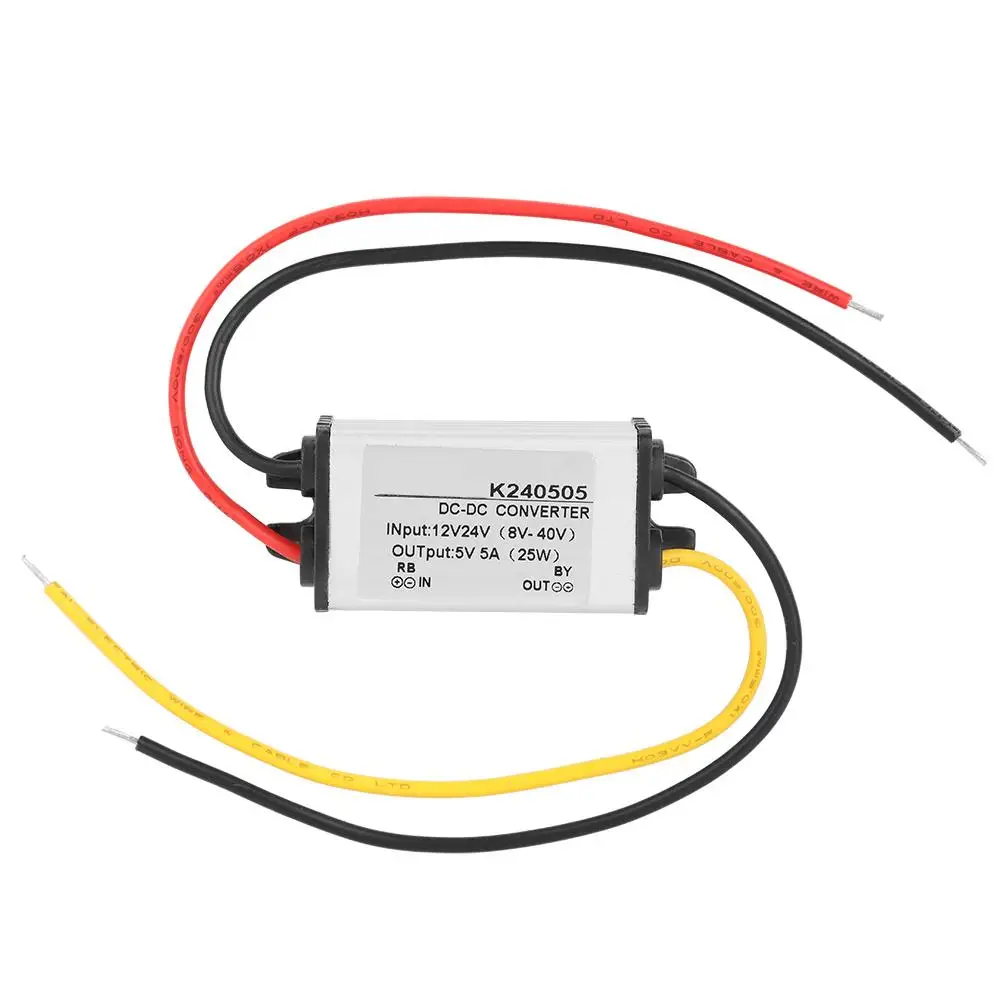 DC-DC 12V/24V to 5V 5A преобразователь понижающий модуль питания преобразователи |