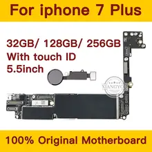 

Free iCloud for iPhone 7 Plus Motherboard with Chips,Original unlocked for iphone 7P Mainboard with Touch ID,32GB 128GB 256GB