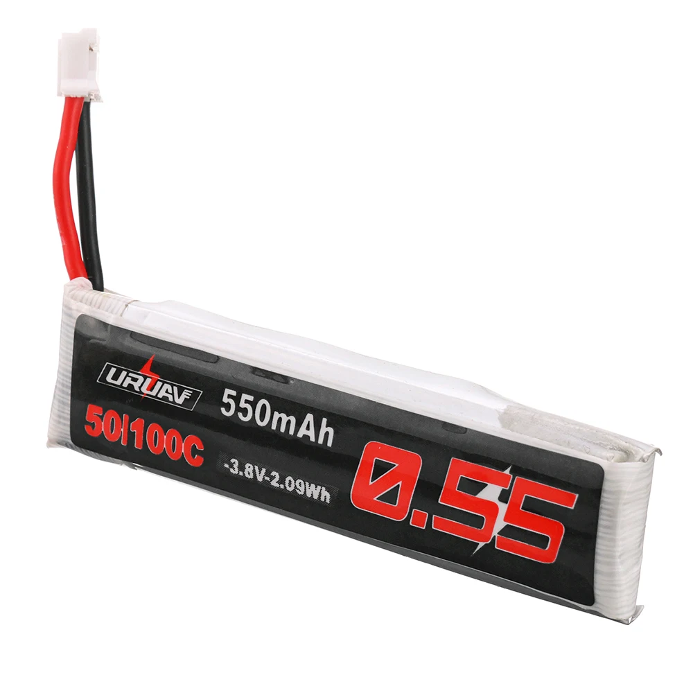 5 шт/10 шт URUAV 3,8 V 550mAh 50/100C 1S HV 4,35 V PH2.0 Lipo батарея для Emax Tinyhawk Kingkong/LDARC крошечные модели RC запчасти