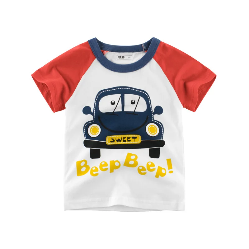 

2019 New Style Children's Clothing Summer Boys Short Sleeve T-shirt Cotton Top Half Sleeves Children's Clothing a Generation of