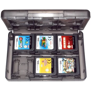 

Game Holder Case For 3Ds 2Ds Ds Nintendo Cartridge 24 In 1 Travel Black Zedlabz