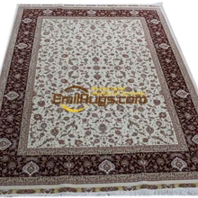 Ковер A гостиная Северная Европа ковер из чистой шерстяной гостиной ручной ковер Новая Зеландия шерсть линия красный Browngc117savyg28