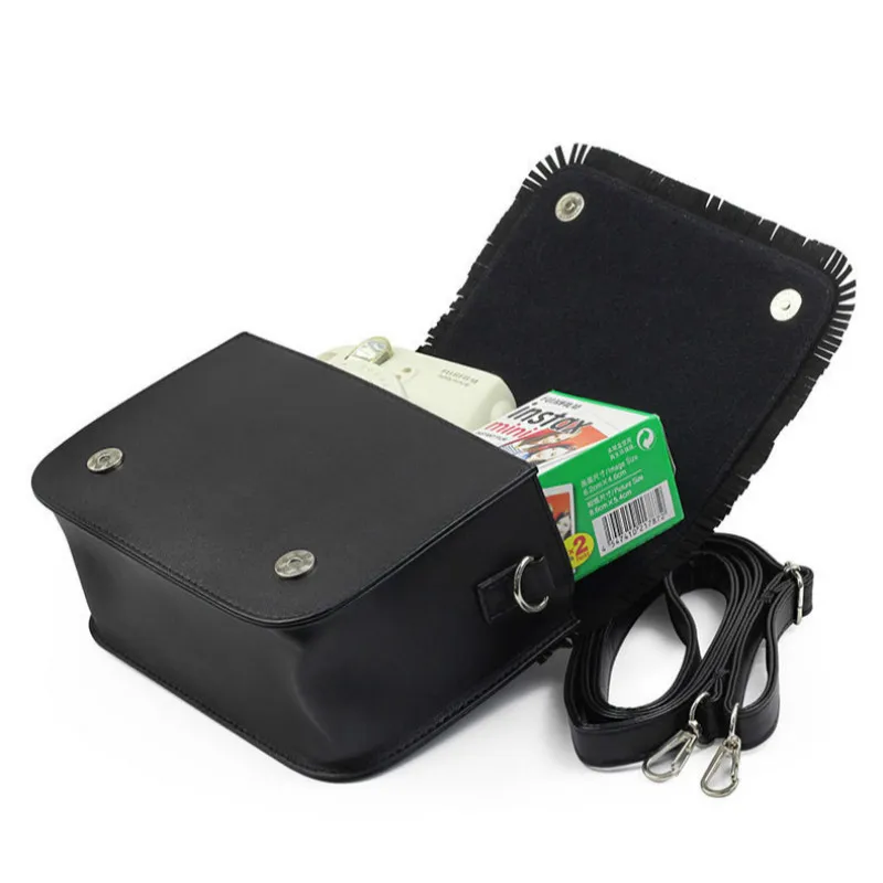 Для Fujifilm Instax Mini 9 8 8+ чехол с кисточкой для фотоаппарата моментальной печати сумка через плечо для Instax mini 7s 70 90 Сумки