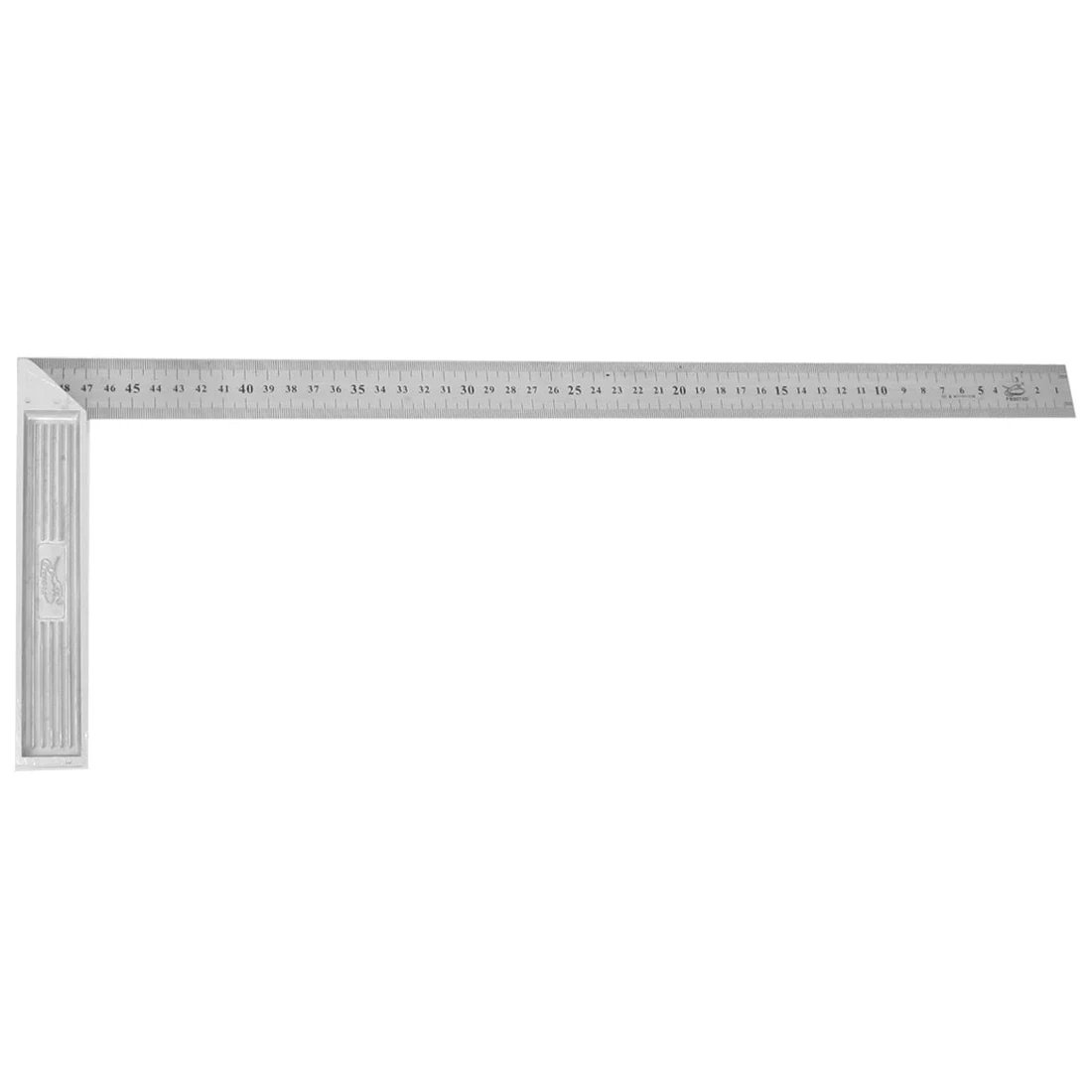 

Steel 90 Degree Angle Metric 50cm Scale Ruler Sling Angle Silver-SCLL