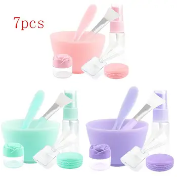 

BellyLady 7 pcs/set DIY Face Beauty Mask Bowl Set Women Cosmetic Makeup Tool Mixed Stick Measuring Cup Kit
