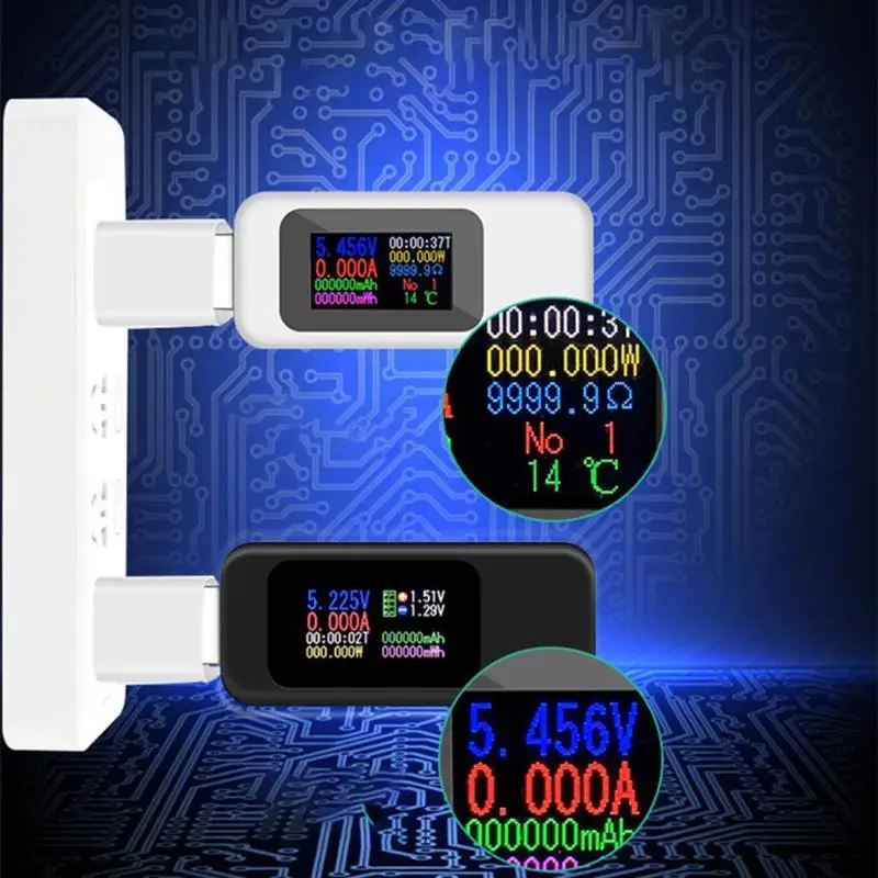 10 in 1 Digital Dispay DC USB Tester Current Voltage Charger Voltmeter