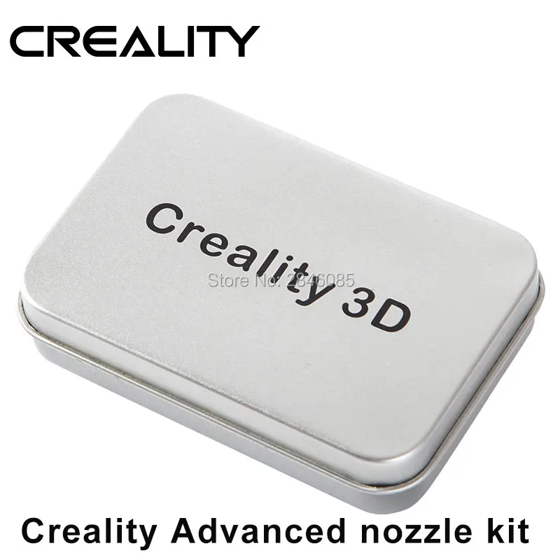 CREALITY 3D طابعة أجزاء المتقدمة فوهة حجم 1*0.2 مللي متر/2*0.4 مللي متر/1*0.6 مللي متر/1*0.8 مللي متر ل 1.75 مللي متر الطارد طباعة رئيس النحاس MK8 Makerbot
