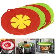 26 см Силиконовая крышка против перелива силиконовая крышка разлива пробка горшок крышка кухонная посуда кухонные гаджеты