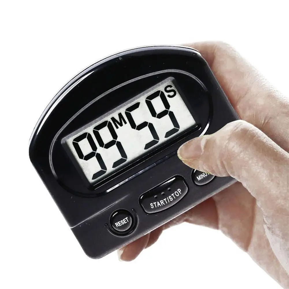

Large Screen Magnetic LCD Digital Kitchen Countdown Timer Stopwatch Alarm with Stand Kitchen Timer