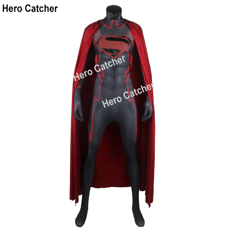 Hero Catcher High Quality Superboy Costume With Embossed Logo Muscle Shade  Super Boy Cosplay Costume For Party - Cosplay Costumes - AliExpress