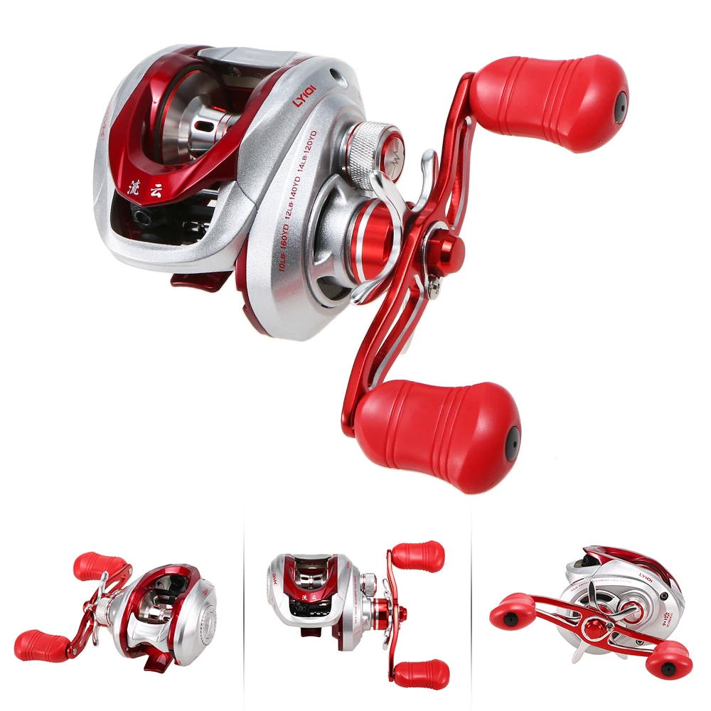 

9+1BB 7.2:1 High Speed Baitcasting Reel Aluminum Alloy Bait Casting Fishing Reel With Magnetic Brake System Fishing Accessories