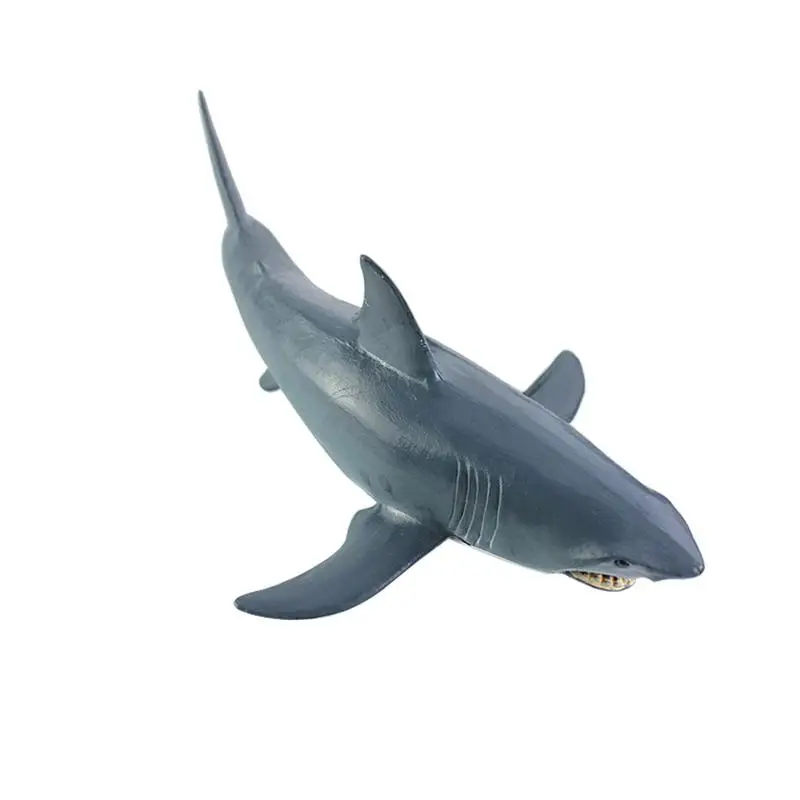 Blue Shark Shaped Marine Life Toy Shark Marine Animal Model Early Education Toy for Children Blue Shark Shaped Marine Life Toy Shark Marine Animal Model Early Education Toy for Children