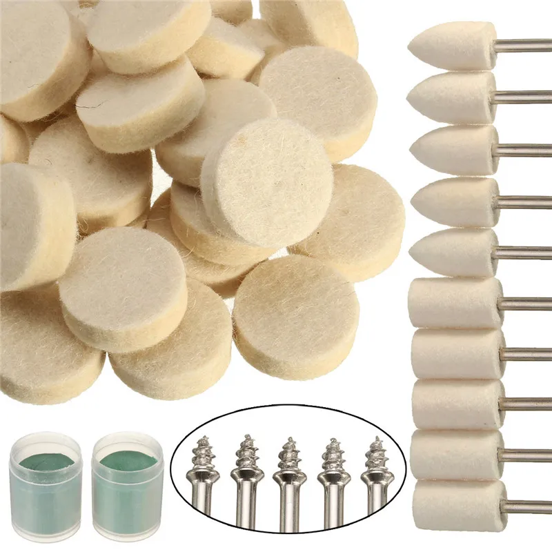 

90pcs Polishing Pads Grinding Wheel Kit Rotary Tool Set for Sanding Engraving Polishing Use with Metal Polishing Tip