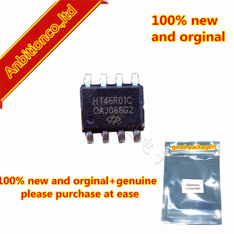 

10pcs 100% new and orginal HT46R01C SOP8 A/D in stock