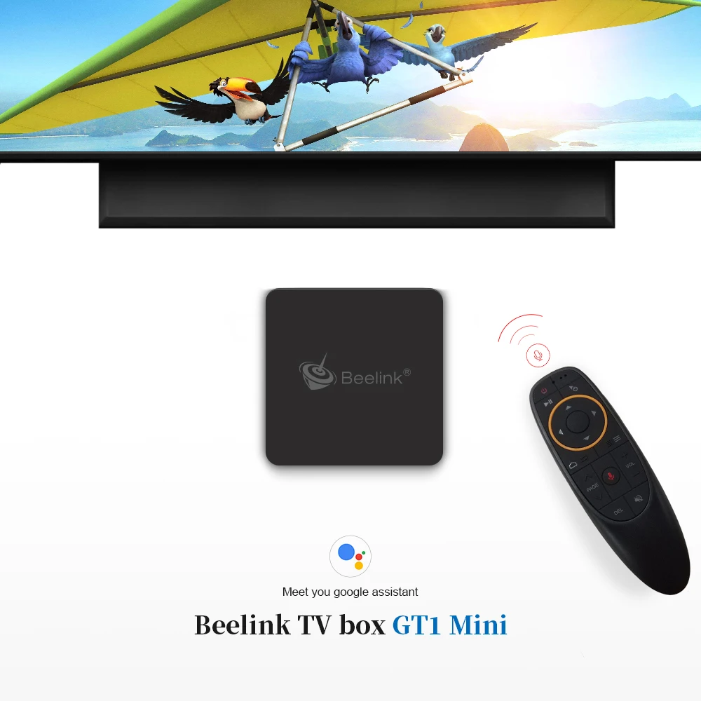 

Beelink GT1 Android 8.1 TV Box Amlogic S905X2 Mini TV Box 4G DDR4 32G BT 4.0 Dual Wifi HDMI 2.0 Set-Top Box With Voice Control