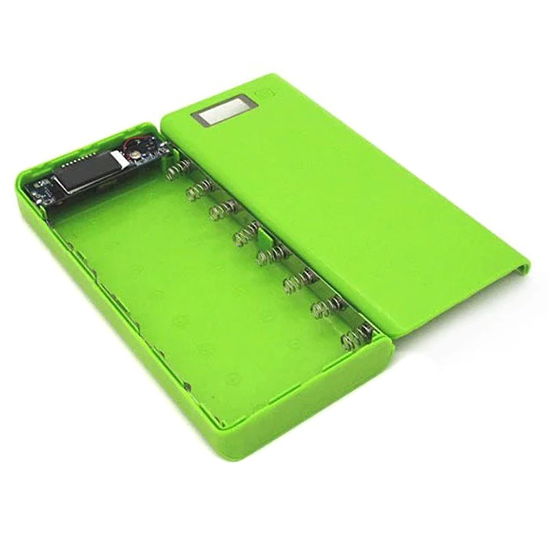 Внешний аккумулятор с двумя USB портами и ЖК дисплеем 8*18650| |
