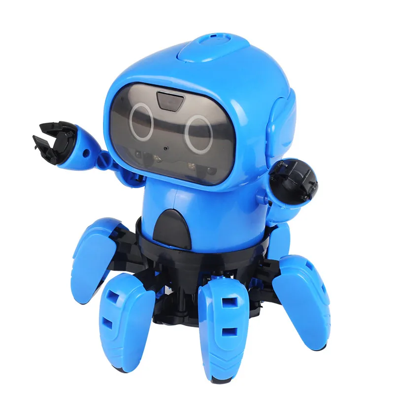 

2019 New Upgraded MoFun-963 DIY 6-Legged RC Robot Infrared Obstacle Avoidance Gesture Control Programmable With Transmitter