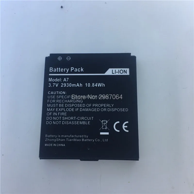 Mobile phone battery AGM A7 battery 2930mAh Original accessories Long standby time High-quality AGM Mobile Accessories Mobile phone battery AGM A7 battery 2930mAh Original accessories Long standby time High-quality AGM Mobile Accessories
