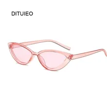 Милые сексуальные ретро солнцезащитные очки кошачий глаз женские маленькие черные прозрачные розовые треугольные винтажные недорогие солнцезащитные очки красные женские Uv400