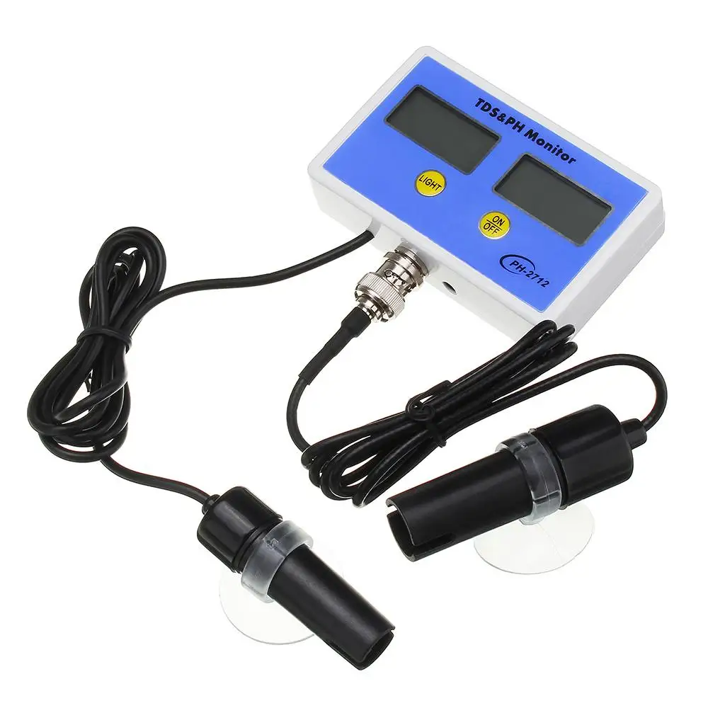 

2 in 1 Digital LED PH And TDS Meter Tester Online pH/TDS Monitor PH Rang 0.00~14.00 TDS Range 0.00~1999ppm PH Meter New