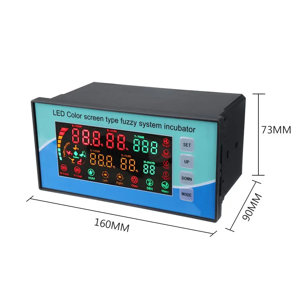 220V Digital LED Eggs Incubator Temperature Controller Thermostat With 2 Sensor Cable for Auto Eggs Hatching Machine 220V Digital LED Eggs Incubator Temperature Controller Thermostat With 2 Sensor Cable for Auto Eggs Hatching Machine