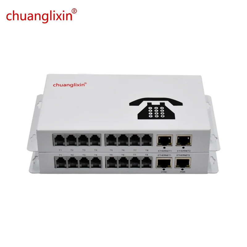 Chuanglixin 8 Ch PCM телефонный волоконно оптический медиаконвертер с 2 портами Ethernet FC