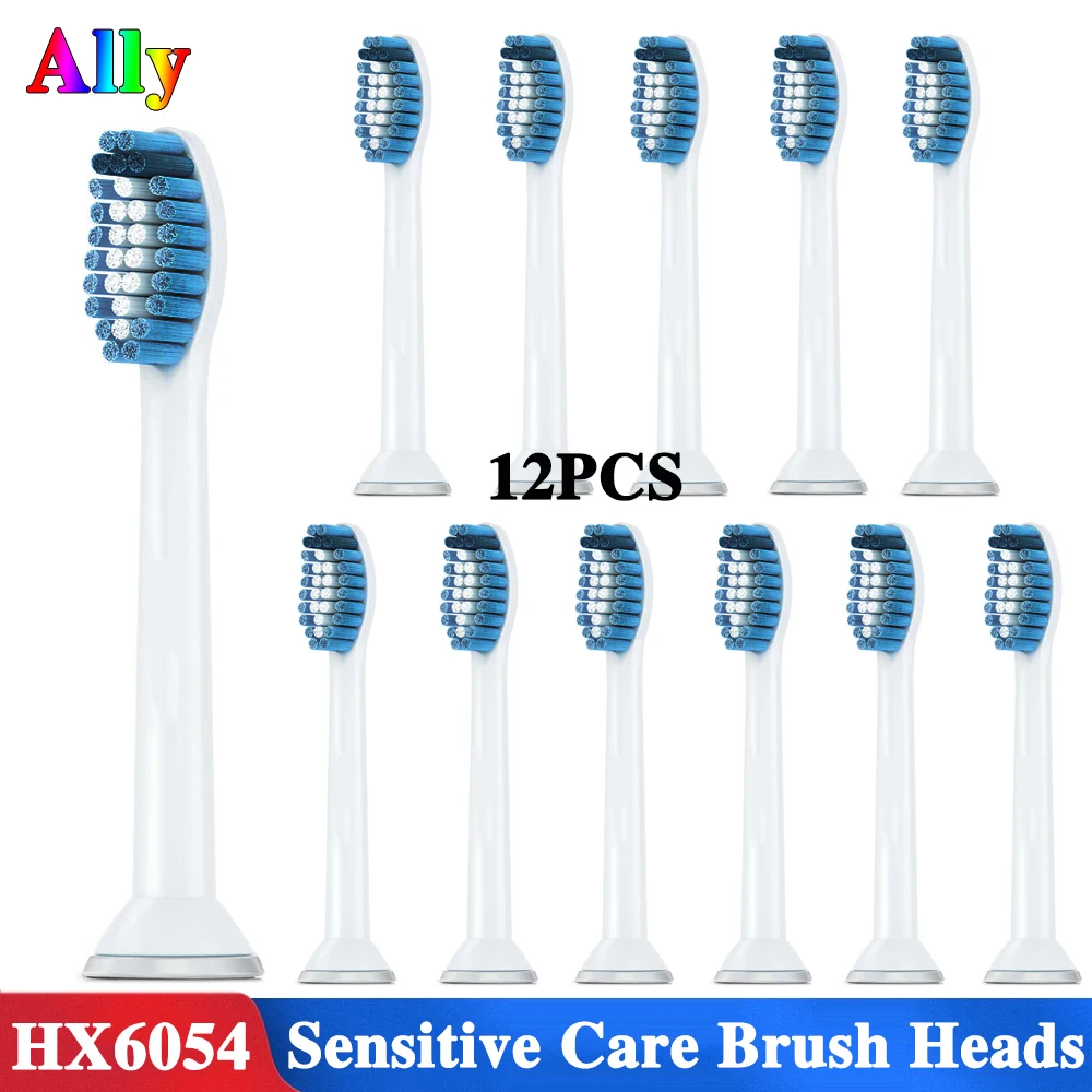 

12PCS Electric toothbrush heads Replacement for philips sonicare Sensitive care HX9352 HX9362 HX6721 HX6730 toothbrush heads