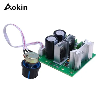 

12v-40v 10A Pwm Dc Motor Speed Controller 400w High Torque Low Heat Radiation Frequency Controller With Knob-high Efficiency