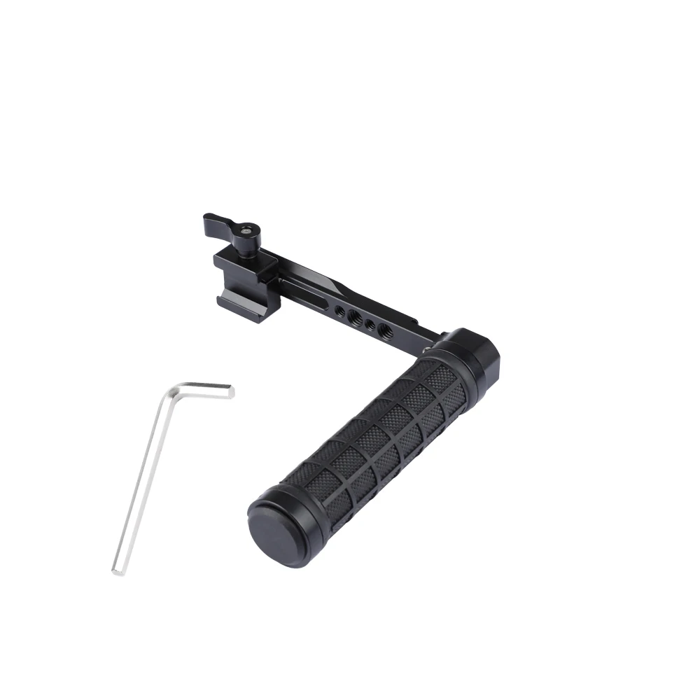 Aperto de Borracha do Punho com Braçadeira da Nato Trilho de Segurança Montagem de Sapata Fria para Câmeras Sistema de Apoio do Equipamento Camvate Otan L-tipo Dslr Gaiola - & - Image 5