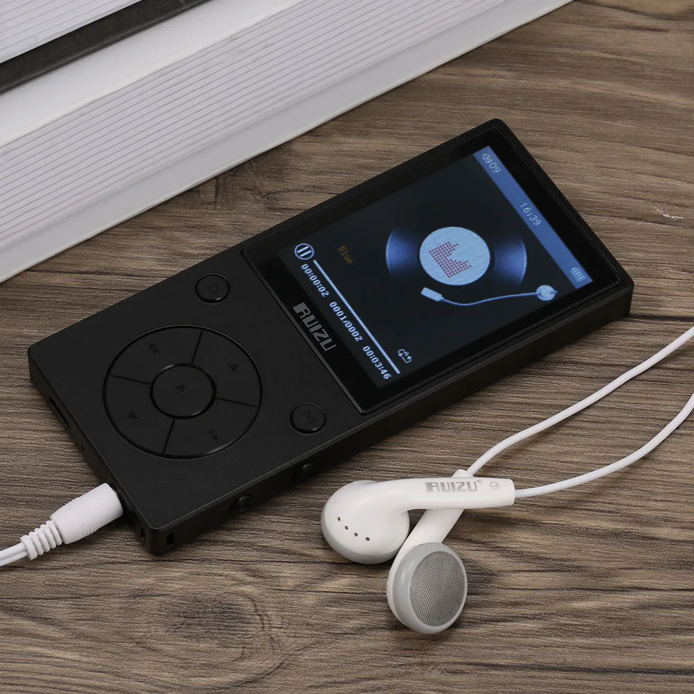 MP3 плеер RUIZU D11, Bluetooth, музыкальный плеер, 8 ГБ, металлический музыкальный плеер со встроенным динамиком, fm-радио, поддержка tf-карты