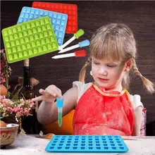 50 полости Gummy медведи силиконовые формы для приготовления конфет шоколадная формочка для десерта помадка торт производитель украшения выпечки Кондитерские инструменты DIY