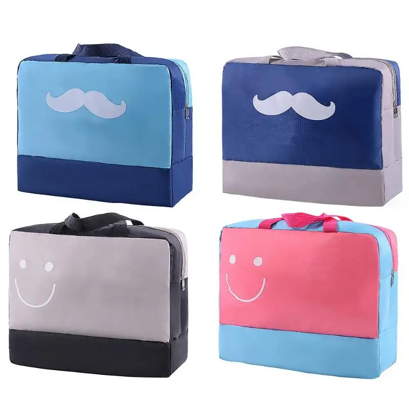 Waterproof Travel Handbags Foldable Dry Wet Separation Bag with Storage