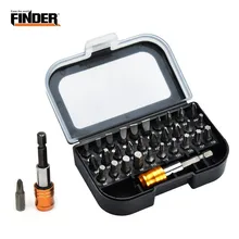 31PCS Holder Professional Screwdriver Bits Set Case Sturdy Chrome Vanadium Steel Screwdriver Torx Hex Head Screw Driver Magnet hoen 98pcs chrome vanadium steel screwdriver tool set screwdriver bits extension rod screwdriver sleeve hand tool kit