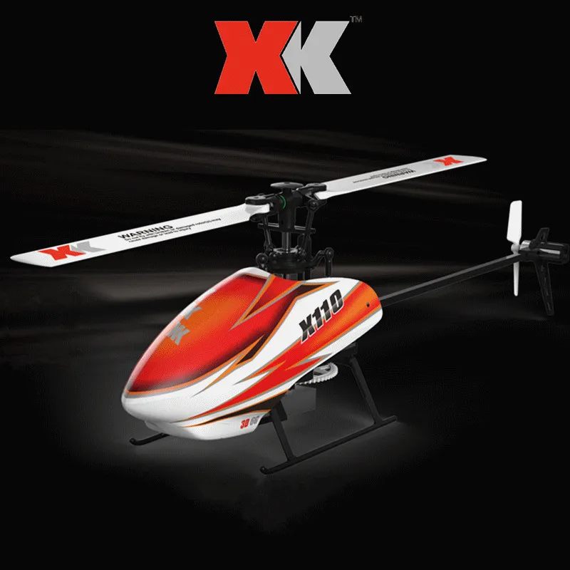 Wltoys Original XK K110 Blash 6CH Brushless 3D6G System Radio Control RC Helicopter RTF Remote Control Toy VS V977 V988 RC Drone