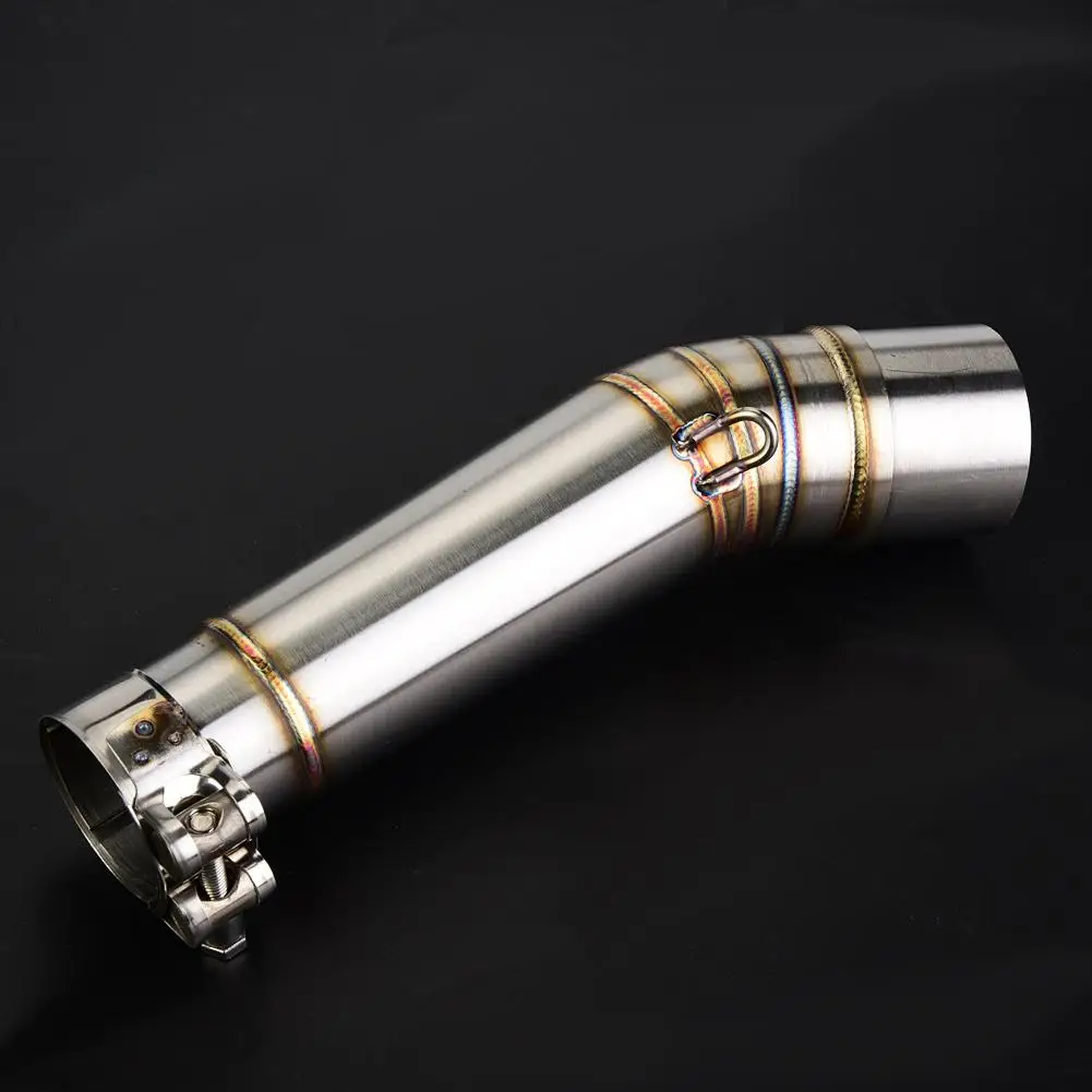 Exhaust Middle Pipe 51mm Motorcycle Muffler Mid Connector for Honda NC700S NC700X CTX700 NC750S New arrives | Автомобили и