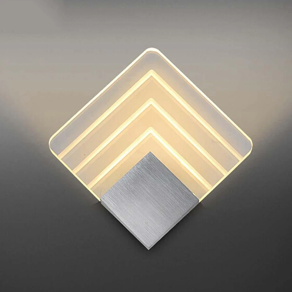 

Led Wall Lamp Modern Sconce Stair Light Fixture Living Room Bedroom Bed Bedside Indoor Lighting Home Hallway Loft D3